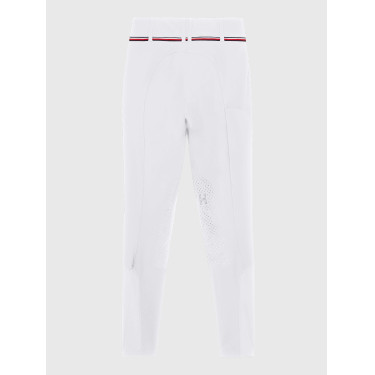 Pantalón Tommy Hilfiger Equestrian Geneva con grip en las rodillas para mujer Blanco