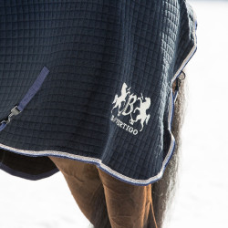 Manta de cuadra Theo Thermo B Vertigo Azul marino