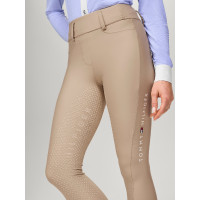 Pantalón Tommy Hilfiger Equestrian Highland Hybrid mujer full grip Beige temporada