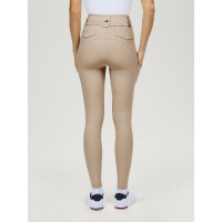 Pantalón Tommy Hilfiger Equestrian Highland Hybrid para mujer con grip en las rodillas Beige temporada