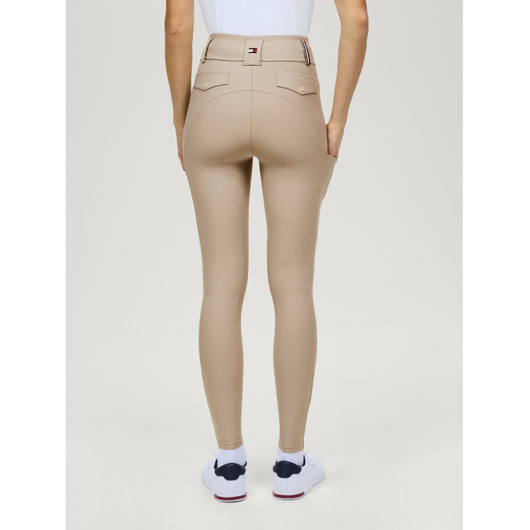 Pantalón Tommy Hilfiger Equestrian Highland Hybrid para mujer con grip en las rodillas Pantalón Tommy Hilfiger Equestrian Highland Hybrid para mujer con grip en las rodillas