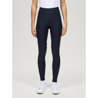 Pantalón Tommy Hilfiger Equestrian Highland Hybrid para mujer con grip en las rodillas Azul marino