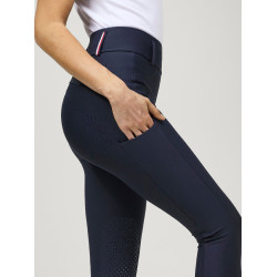 Pantalón Tommy Hilfiger Equestrian Highland Hybrid para mujer con grip en las rodillas Azul marino