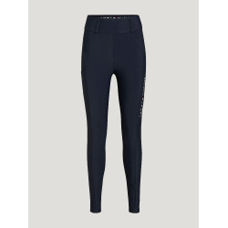Pantalón Tommy Hilfiger Equestrian Highland Hybrid para mujer con grip en las rodillas Azul marino