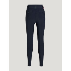 Pantalón Tommy Hilfiger Equestrian Highland Hybrid para mujer con grip en las rodillas Azul marino
