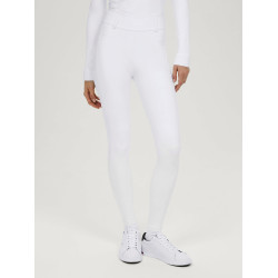 Pantalón Tommy Hilfiger Equestrian Highland Hybrid para mujer con grip en las rodillas Blanco
