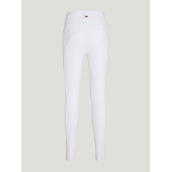 Pantalón Tommy Hilfiger Equestrian Highland Hybrid para mujer con grip en las rodillas Blanco