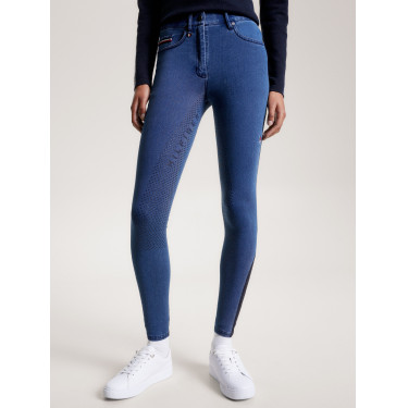Pantalón Tommy Hilfiger Equestrian Queens Denim mujer full grip Pantalón Tommy Hilfiger Equestrian Queens Denim mujer full grip