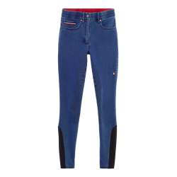 Pantalón Tommy Hilfiger Equestrian Queens Denim mujer full grip