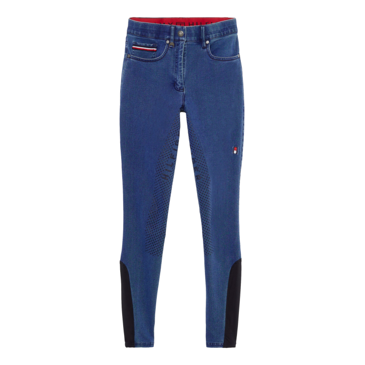 Pantalón Tommy Hilfiger Equestrian Queens Denim mujer full grip Pantalón Tommy Hilfiger Equestrian Queens Denim mujer full grip
