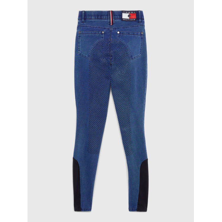 Pantalón Tommy Hilfiger Equestrian Queens Denim mujer full grip Pantalón Tommy Hilfiger Equestrian Queens Denim mujer full grip