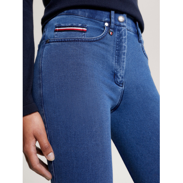 Pantalón Tommy Hilfiger Equestrian Queens Denim mujer grip rodillas Pantalón Tommy Hilfiger Equestrian Queens Denim mujer grip rodillas