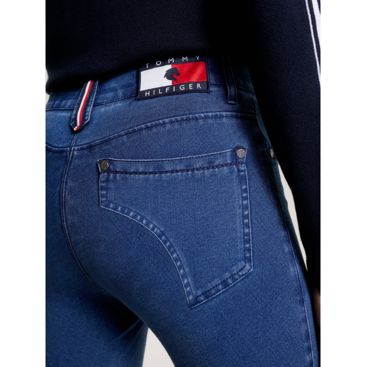 Pantalón Tommy Hilfiger Equestrian Queens Denim mujer grip rodillas Pantalón Tommy Hilfiger Equestrian Queens Denim mujer grip rodillas