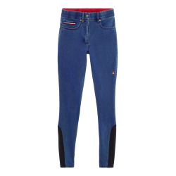 Pantalón Tommy Hilfiger Equestrian Queens Denim mujer grip rodillas