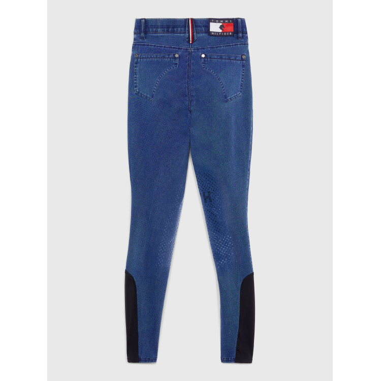 Pantalón Tommy Hilfiger Equestrian Queens Denim mujer grip rodillas Pantalón Tommy Hilfiger Equestrian Queens Denim mujer grip rodillas