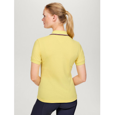 Polo con cremallera Tommy Hilfiger Equestrian Camden de manga corta para mujer Polo con cremallera Tommy Hilfiger Equestrian Camden de manga corta para mujer