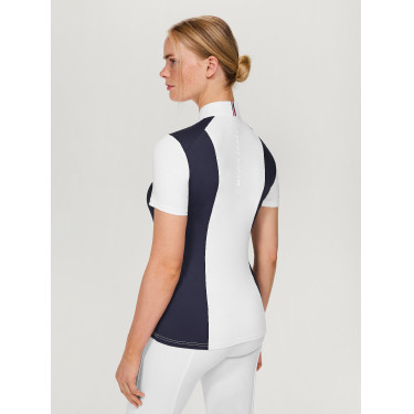 Polo de concurso Tommy Hilfiger Equestrian Avon de manga corta para mujer Polo de concurso Tommy Hilfiger Equestrian Avon de manga corta para mujer