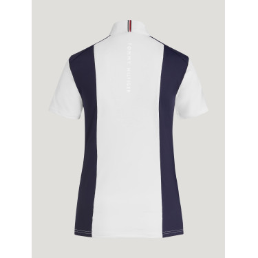 Polo de concurso Tommy Hilfiger Equestrian Avon de manga corta para mujer Polo de concurso Tommy Hilfiger Equestrian Avon de manga corta para mujer