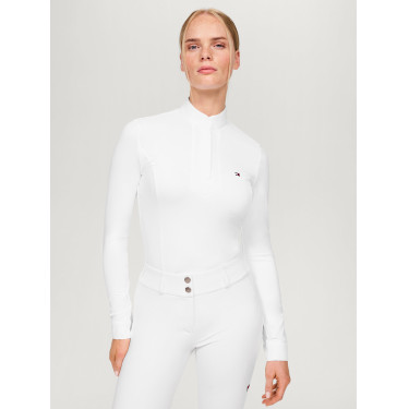 Polo de concurso Tommy Hilfiger Equestrian Avon de manga larga para mujer Polo de concurso Tommy Hilfiger Equestrian Avon de manga larga para mujer