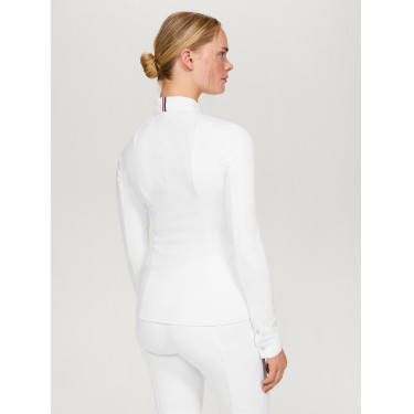 Polo de concurso Tommy Hilfiger Equestrian Avon de manga larga para mujer Polo de concurso Tommy Hilfiger Equestrian Avon de manga larga para mujer