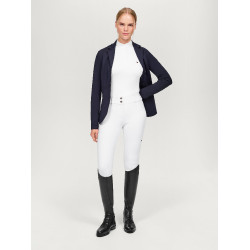 Polo de concurso Tommy Hilfiger Equestrian Avon de manga larga para mujer Blanco