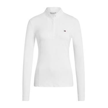 Polo de concurso Tommy Hilfiger Equestrian Avon de manga larga para mujer Polo de concurso Tommy Hilfiger Equestrian Avon de manga larga para mujer