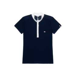 Polo de concurso Tommy Hilfiger Equestrian Chelsea Cooling de manga corta para mujer