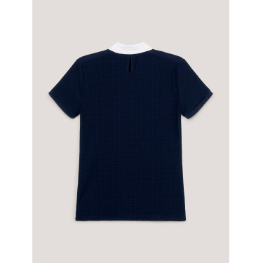 Polo de concurso Tommy Hilfiger Equestrian Chelsea Cooling de manga corta para mujer Polo de concurso Tommy Hilfiger Equestrian Chelsea Cooling de manga corta para mujer