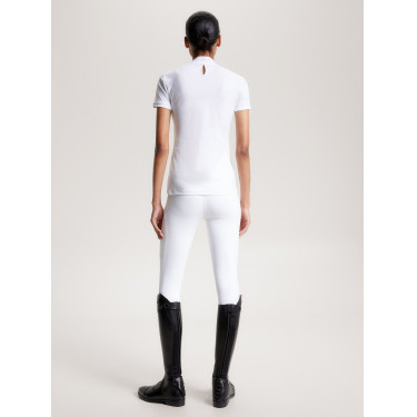 Polo de concurso Tommy Hilfiger Equestrian Chelsea Cooling de manga corta para mujer Polo de concurso Tommy Hilfiger Equestrian Chelsea Cooling de manga corta para mujer