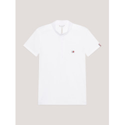 Polo de concurso Tommy Hilfiger Equestrian Chelsea Cooling de manga corta para mujer