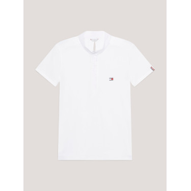 Polo de concurso Tommy Hilfiger Equestrian Chelsea Cooling de manga corta para mujer Polo de concurso Tommy Hilfiger Equestrian Chelsea Cooling de manga corta para mujer