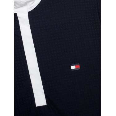 Polo de competición Tommy Hilfiger Equestrian Chelsea Cooling de manga larga para mujer Polo de competición Tommy Hilfiger Equestrian Chelsea Cooling de manga larga para mujer