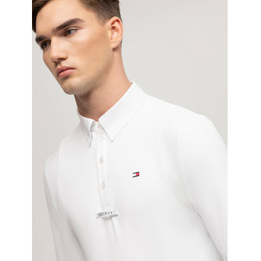 Polo de concurso Tommy Hilfiger Equestrian Columbus de manga larga para hombre Polo de concurso Tommy Hilfiger Equestrian Columbus de manga larga para hombre