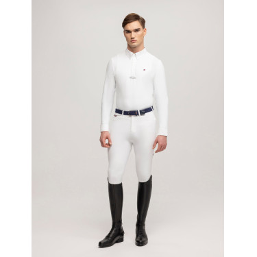 Polo de concurso Tommy Hilfiger Equestrian Columbus de manga larga para hombre Polo de concurso Tommy Hilfiger Equestrian Columbus de manga larga para hombre
