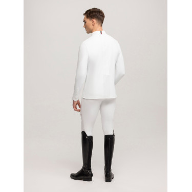 Polo de concurso Tommy Hilfiger Equestrian Columbus de manga larga para hombre Polo de concurso Tommy Hilfiger Equestrian Columbus de manga larga para hombre
