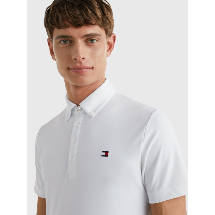 Polo de concurso Tommy Hilfiger Equestrian Fresh Air Performance de manga corta para hombre Polo de concurso Tommy Hilfiger Equestrian Fresh Air Performance de manga corta para hombre