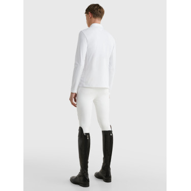 Polo de concurso Tommy Hilfiger Equestrian Fresh Air Performance de manga larga para hombre Polo de concurso Tommy Hilfiger Equestrian Fresh Air Performance de manga larga para hombre