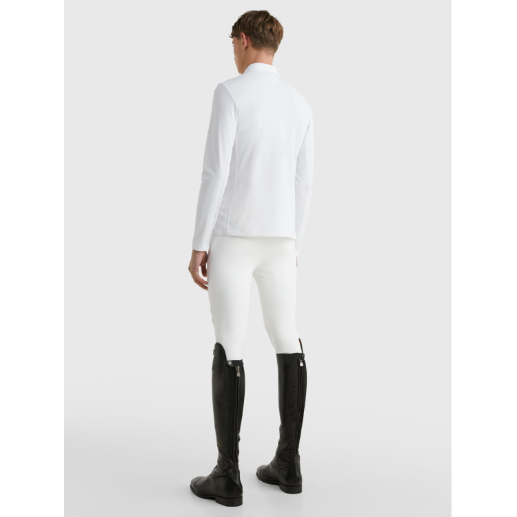 Polo de concurso Tommy Hilfiger Equestrian Fresh Air Performance de manga larga para hombre Polo de concurso Tommy Hilfiger Equestrian Fresh Air Performance de manga larga para hombre