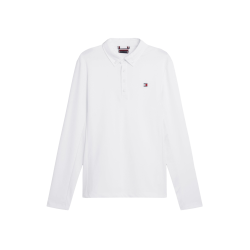 Polo de concurso Tommy Hilfiger Equestrian Fresh Air Performance de manga larga para hombre