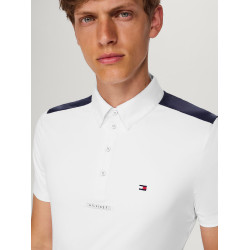 Polo de competición Tommy Hilfiger Equestrian Hamilton de manga corta para hombre Blanco Polo de competición Tommy Hilfiger Equestrian Hamilton de manga corta para hombre Blanco