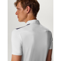 Polo de competición Tommy Hilfiger Equestrian Hamilton de manga corta para hombre Blanco Polo de competición Tommy Hilfiger Equestrian Hamilton de manga corta para hombre Blanco