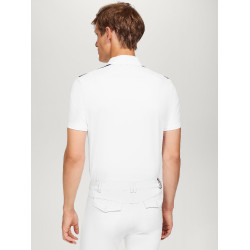Polo de competición Tommy Hilfiger Equestrian Hamilton de manga corta para hombre Blanco Polo de competición Tommy Hilfiger Equestrian Hamilton de manga corta para hombre Blanco