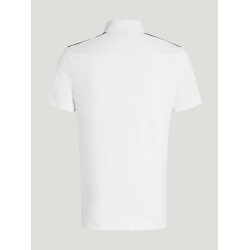 Polo de competición Tommy Hilfiger Equestrian Hamilton de manga corta para hombre Blanco Polo de competición Tommy Hilfiger Equestrian Hamilton de manga corta para hombre Blanco
