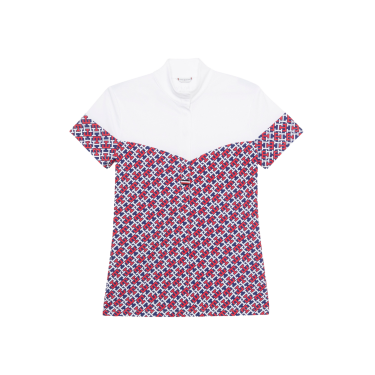 Polo de competición Tommy Hilfiger Equestrian Madison Monogram de manga corta para mujer Polo de competición Tommy Hilfiger Equestrian Madison Monogram de manga corta para mujer