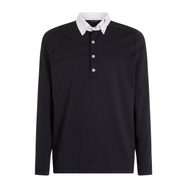 Polo de concurso Tommy Hilfiger Equestrian de manga larga para hombre Polo de concurso Tommy Hilfiger Equestrian de manga larga para hombre