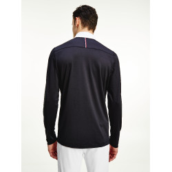 Polo de concurso Tommy Hilfiger Equestrian de manga larga para hombre Azul marino Polo de concurso Tommy Hilfiger Equestrian de manga larga para hombre Azul marino