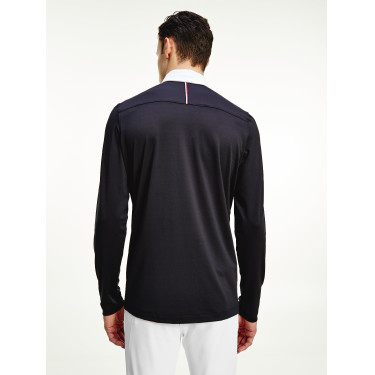 Polo de concurso Tommy Hilfiger Equestrian de manga larga para hombre Polo de concurso Tommy Hilfiger Equestrian de manga larga para hombre