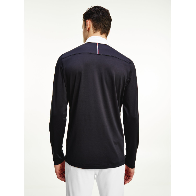 Polo de concurso Tommy Hilfiger Equestrian de manga larga para hombre Polo de concurso Tommy Hilfiger Equestrian de manga larga para hombre