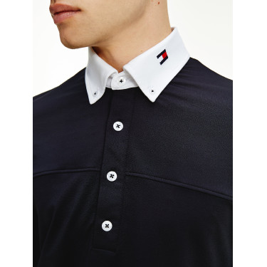 Polo de concurso Tommy Hilfiger Equestrian de manga larga para hombre Polo de concurso Tommy Hilfiger Equestrian de manga larga para hombre