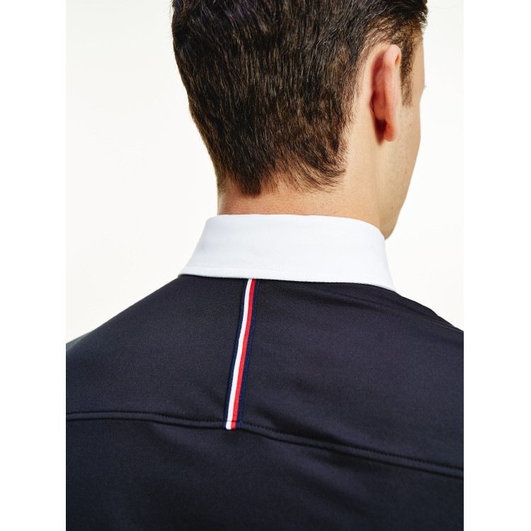 Polo de concurso Tommy Hilfiger Equestrian de manga larga para hombre Polo de concurso Tommy Hilfiger Equestrian de manga larga para hombre